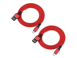 Cable De Datos (carga Rápida Doble Lado De Micro Tejido)