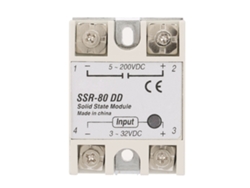 Relé Industrial De Estado Sólido Dcac Ssr80dd De 80 A, De 332 V Cc A 5200 V Cc, Libre De Chispas.