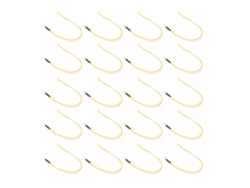 Omni-20 Piezas Led Pre Cableado Diodo Emisor Luz 12v 5mm Alto Brillo Blanco Caliente Abierto Normalmente