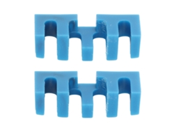 Adaptador De Carga De 2 Piezas Para Protector De Presión De Cuerdas De Raquetas De Bádminton (azul)