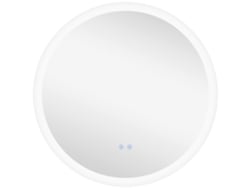 Espelho Led Redondo Banheiro 70cm Antiembaçante Memória Toque