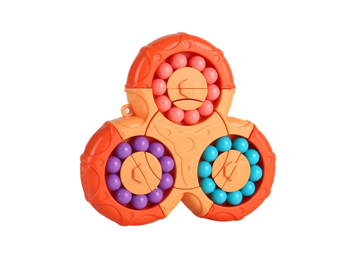 Cubo Giratorio De Juguete Con Forma De Frijoles Y 6 Caras Para Relajación Y Aprendizaje Portátil.