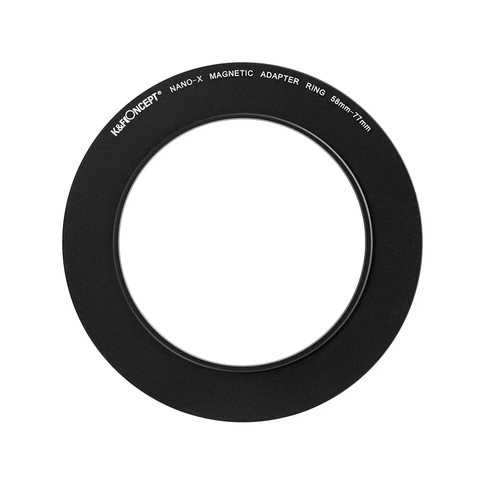 Anillo adaptador de filtro magnético para cámara, de 58 mm a 77 mm, compatible con lentes Canon DSLR