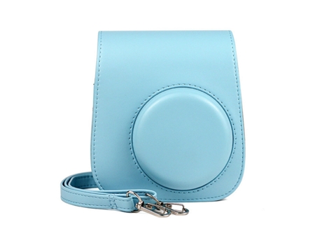 Bolsa para Cámara SLOWMOOSE de Cuero (Azul)