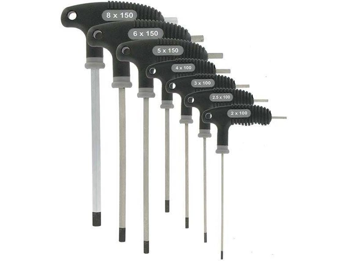 Herramienta VAR Set Of 7 P Handled Hex Wrenches (Tamaño Unico)