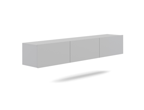 Móvel para Televisor de Parede com 3 Portas Idao 180 Cm Branco