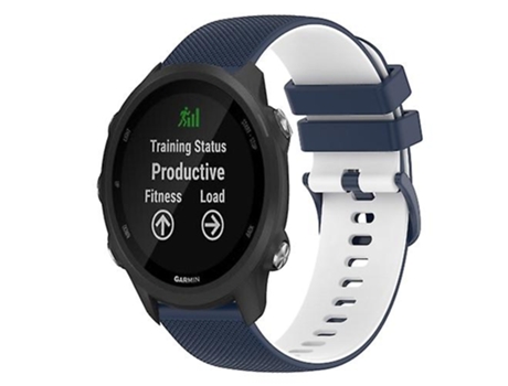 Correa Smartwatch Para Garmin Forerunner 245 20Mm Azul-Blanco VENISYMLIS