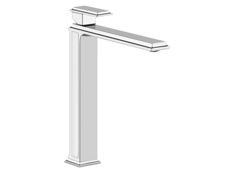 GESSI Eleganza, grifo monomando para lavabo, conexión de manguera con pieza de unión, sin desag&uuml,e, 46004