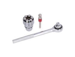 Llave Universal Ajustable Para Tubos De 10-19 Mm, De Acero Cromo-vanadio, Herramienta Para El Mantenimiento Del Hogar.