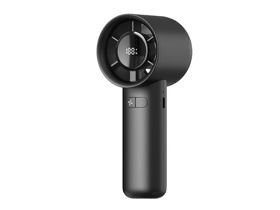 Ventilador portátil de mano con pantalla digital, ideal para viajes, recargable. MDUG