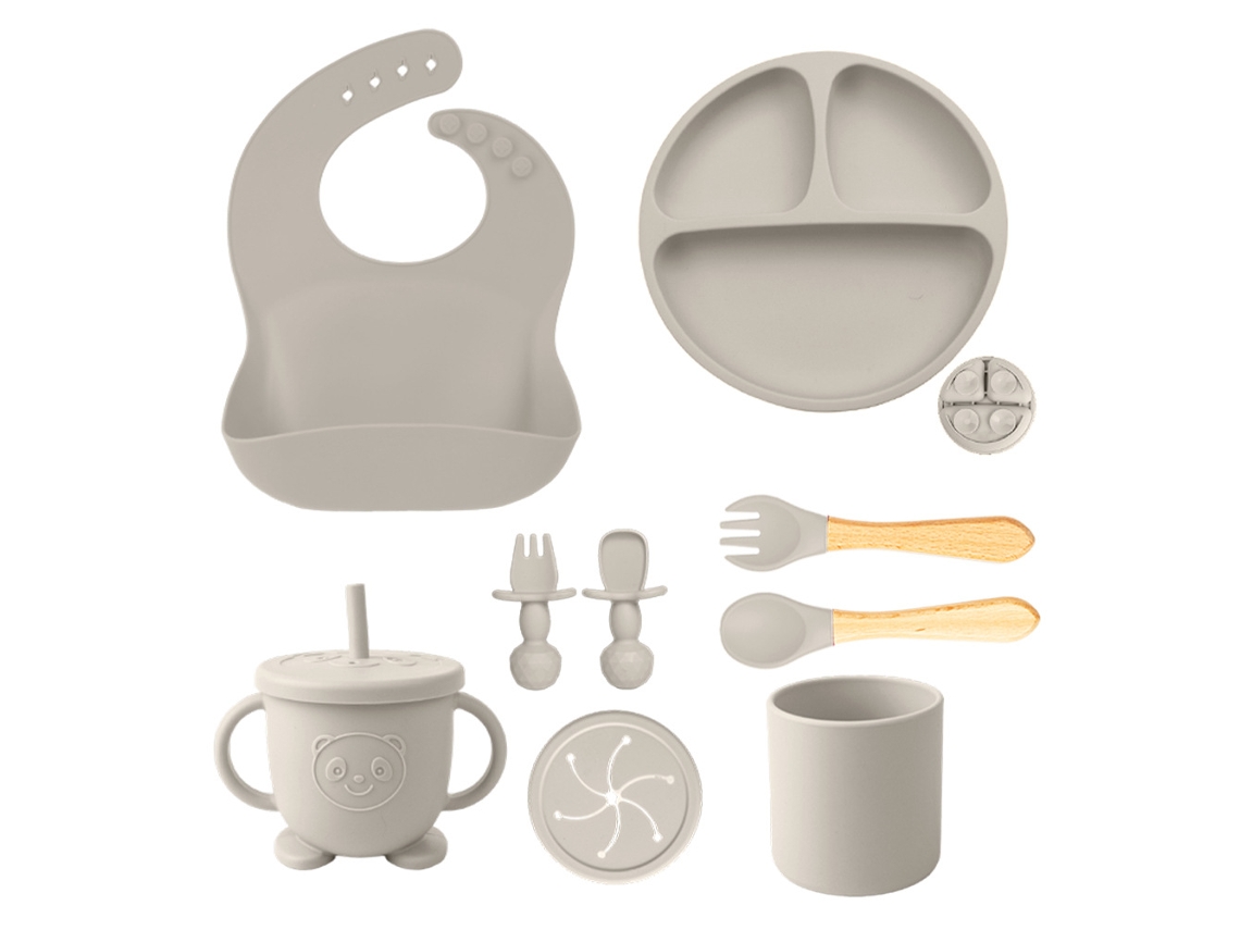 Pratos De Silicone Para Bebês De 10 Peças: Antiaderentes, Sem Bpa, Para Blw-5