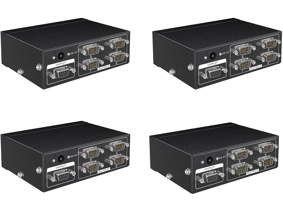 4 Conmutadores Bidireccionales Activos Serie Rs232 Mt-rs104 De 1 A 4