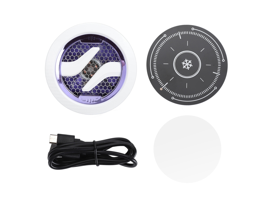 Enfriador Magnético Para Teléfono De 3 Velocidades, Ventilador De Refrigeración Para Juegos Móviles De Semiconductor, Blanco