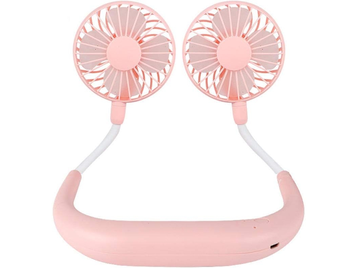 Mini Ventilador Portátil Para Colgar En El Cuello Nuevo Viajes Y Deportes Plegable Recargable Por
