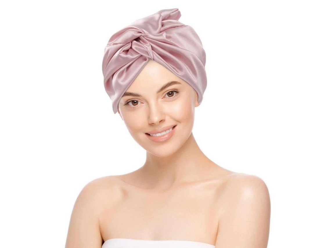 Capa De Dormir Para Mujer 100% Seda De Madera De Caucho Con Elástico, Protege El Cabello Y Previene El Encrespamiento.