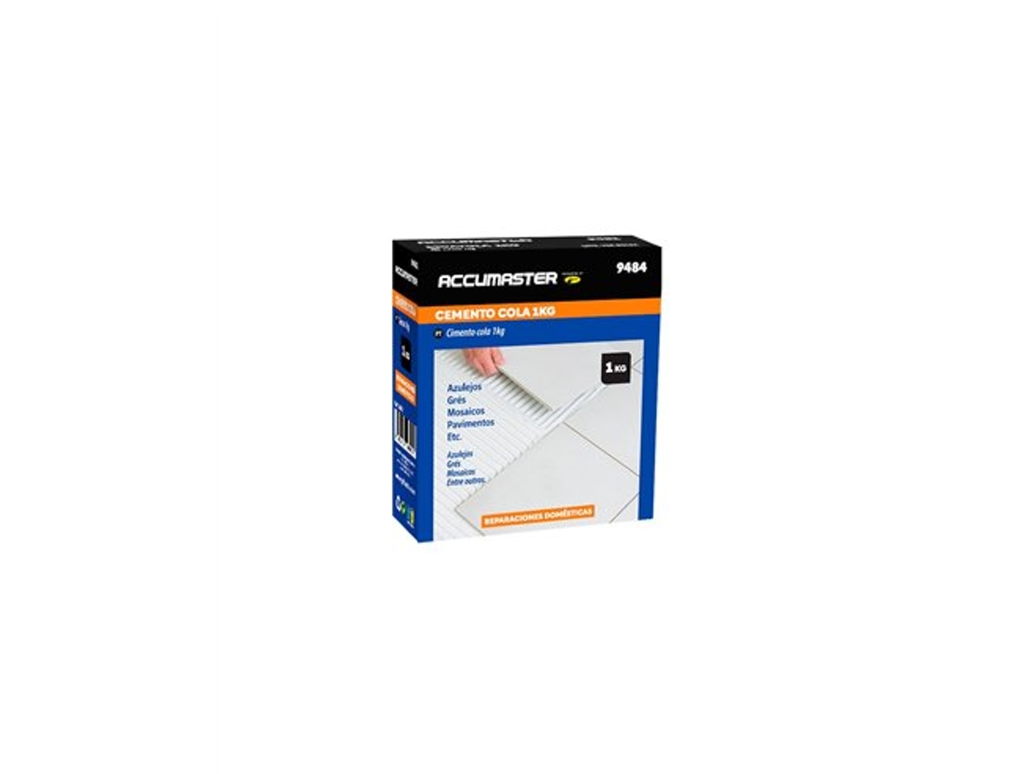 Adhesivo de cemento 1 kg, adhesivo flexible para cerámica interior y exterior Accumaster
