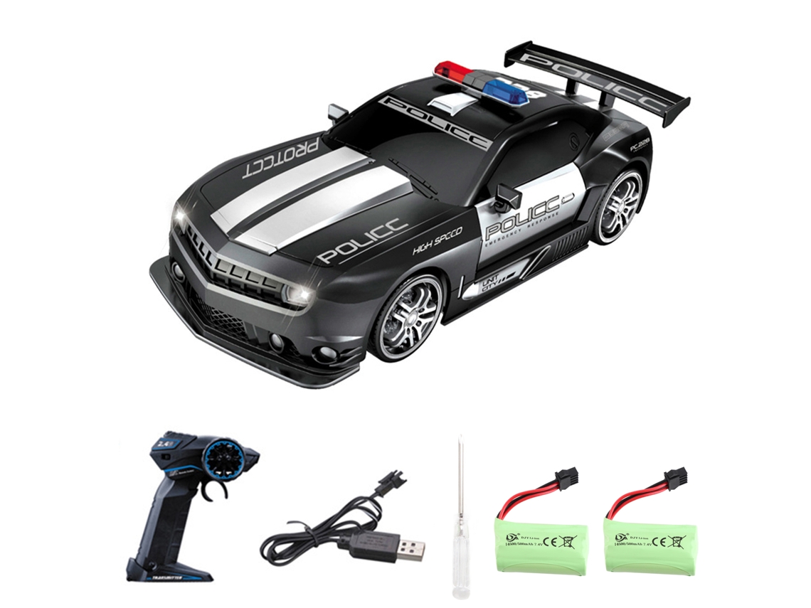 Coche De Drift A Control Remoto De 2,4 Ghz A Escala 1/12 Con Luces, Tamaño Grande Para Niños Y Niñas.