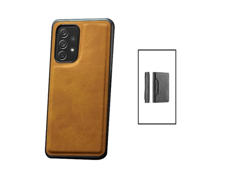 Funda Folio para Samsung Galaxy A52 GIFT4ME Piel Marrón