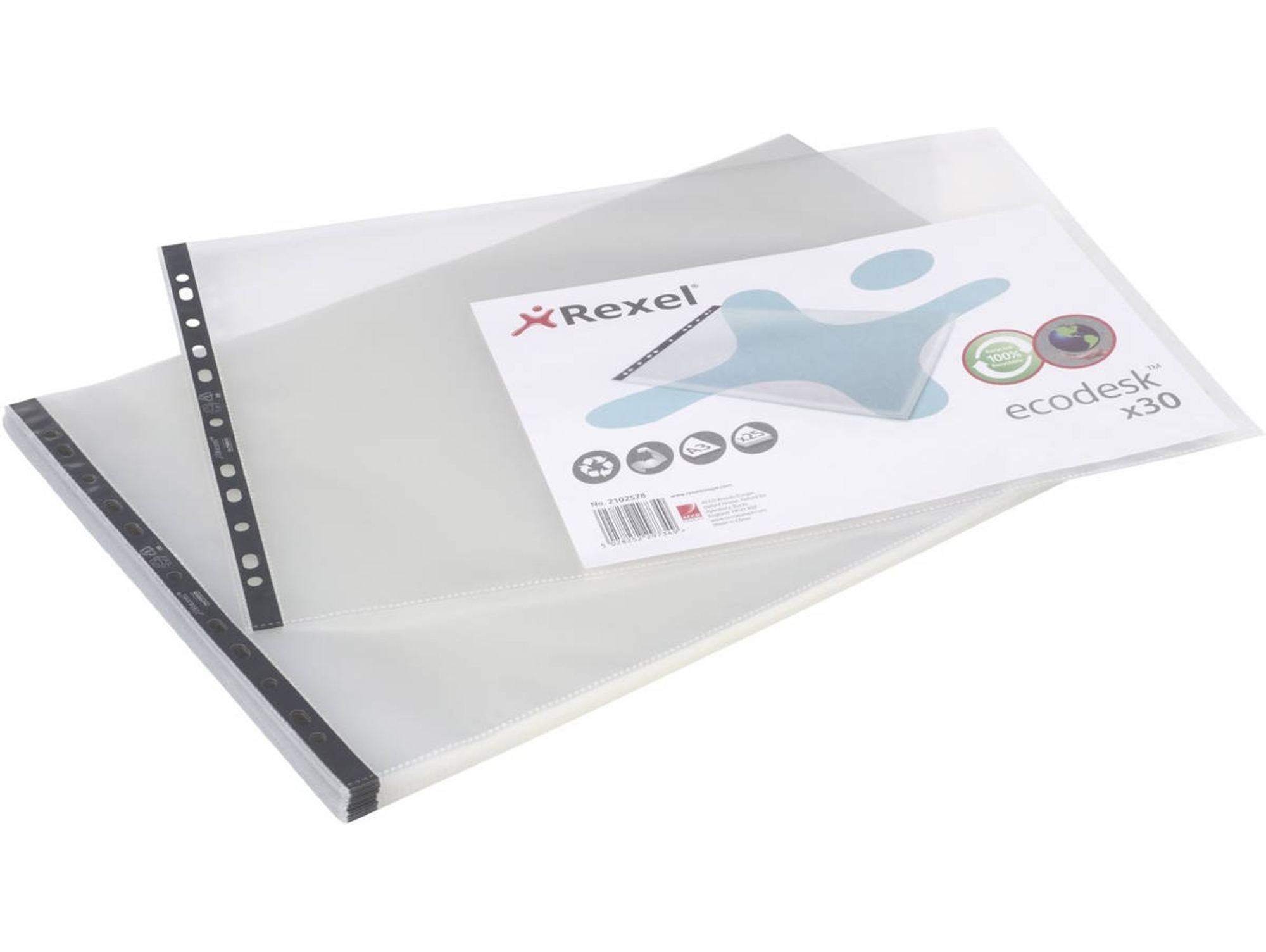 Conjunto de Protectores de Hojas REXEL (A3 - Transparente - Polipropileno)