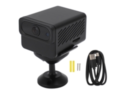 Câmera Mini De Segurança Sem Fio 1080p Visão Noturna Controle Por App Portátil Interior Exterior