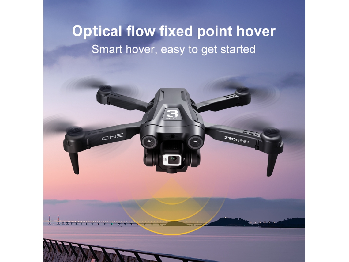 Z908Pro Mini Drone1080P - Duración de la batería: 18 min - Gris YIZHOOD