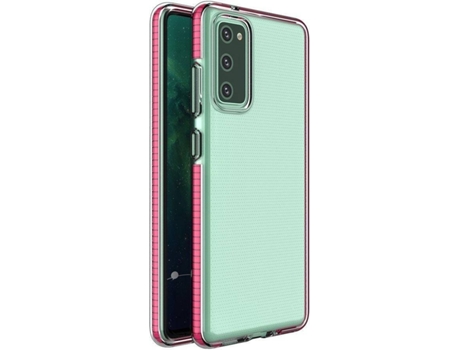 Carcasa Samsung Galaxy A72 LMOBILE Silicona 55 Rosa