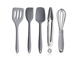Juego de utensilios de cocina, espátula integrada, clip para alimentos, batidor de huevos NEVEANCE