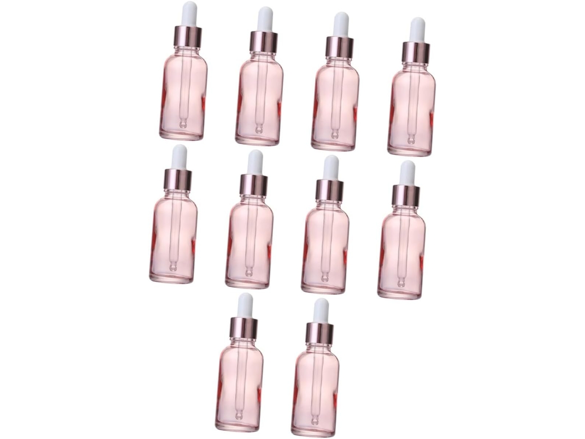 Juego De 30 Frascos Goteros Compactos Reutilizables Para Aceites Esenciales, Ideales Para Viajes.