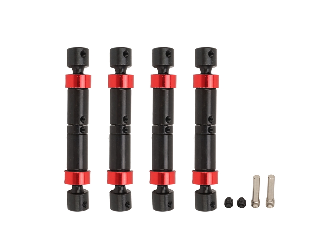 Ymsl Eje De Transmisión De Acero Para Coche Rc, Eje Central 80-100mm, Instalación Fácil, Bajo Ruido, Piezas Para Axial Scx10 90046 Cc01 1/10 Negro Hxl