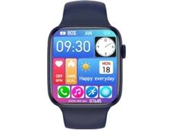 Reloj inteligente con Bluetooth, llamadas, para hombres y mujeres, HD, pantalla táctil de 1,8 pulgadas, grabación de voz y movimiento, IA, azul, Yizhood