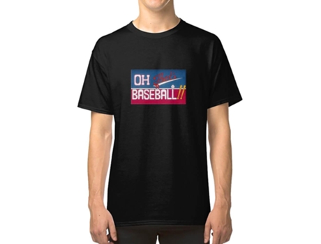 Camiseta para Homem Oh That S A Baseball ROCKINSTONE (XXL - Algodón - Multicolor)