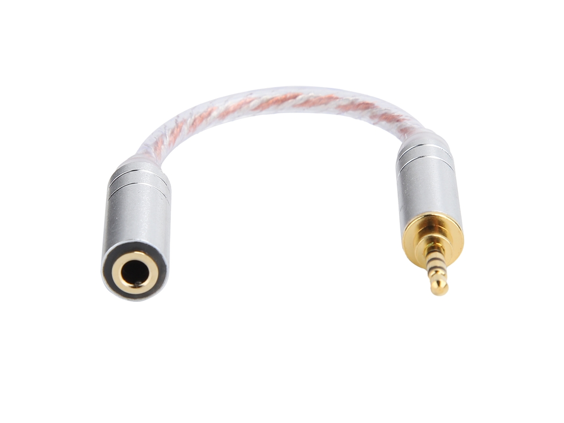 Cable Adaptador De Audio Balanceado De 2,5 Mm Macho A 3,5 Mm Hembra Para Zx300a Hifiman