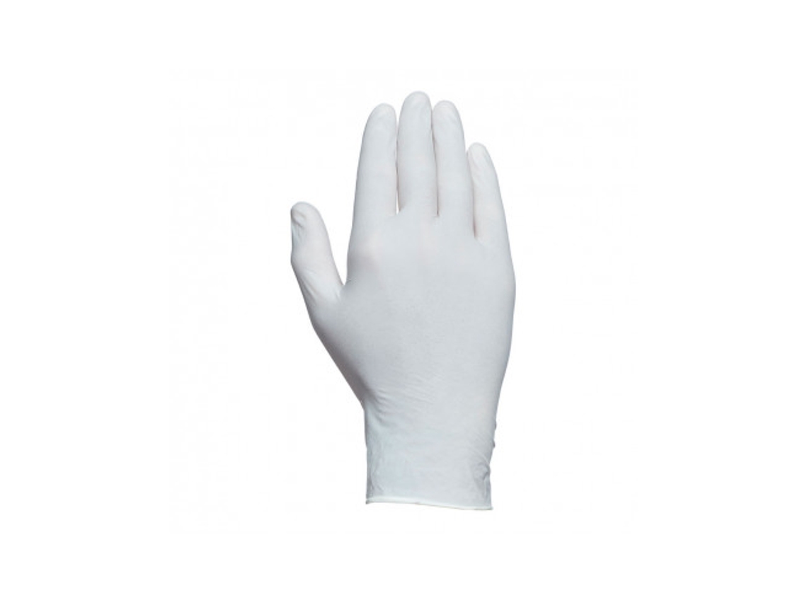 Caja 100 Guantes Desechables Látex Con Polvo Talla 7 JUBA