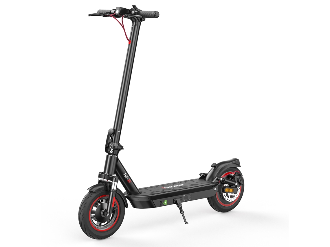 Patinete eléctrico plegable iScooter I10 10 para desplazamientos diarios. Motor de 650 W. Batería de 36 VE y 15 Ah.