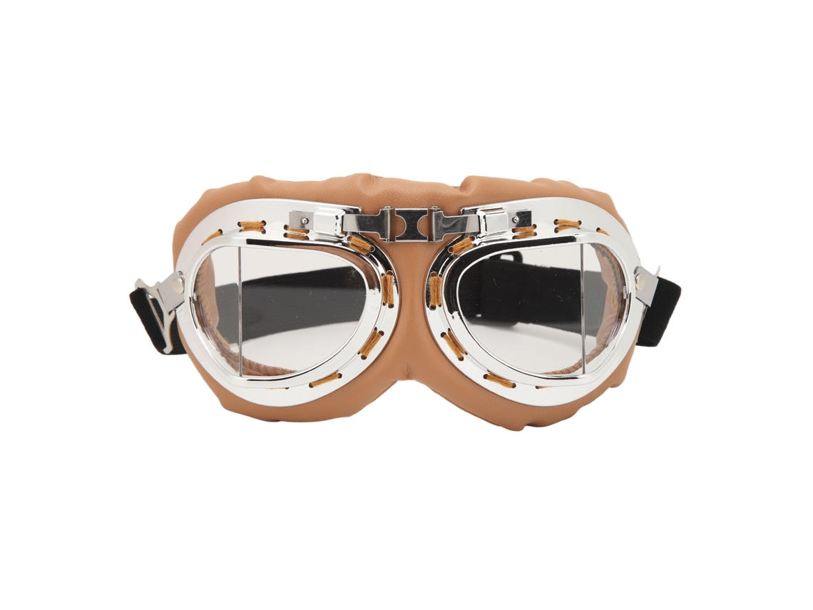 Gafas De Moto Vintage, Antivaho Y Resistentes A Impactos.