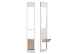 Puerta Corrediza Ajustable para Perros y Gatos 1927 2049mm en Aluminio y Vidrio Templado Tekmaquinas