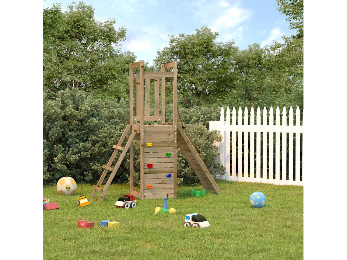 Parque Infantil De Exterior Madera De Pino Impregnada