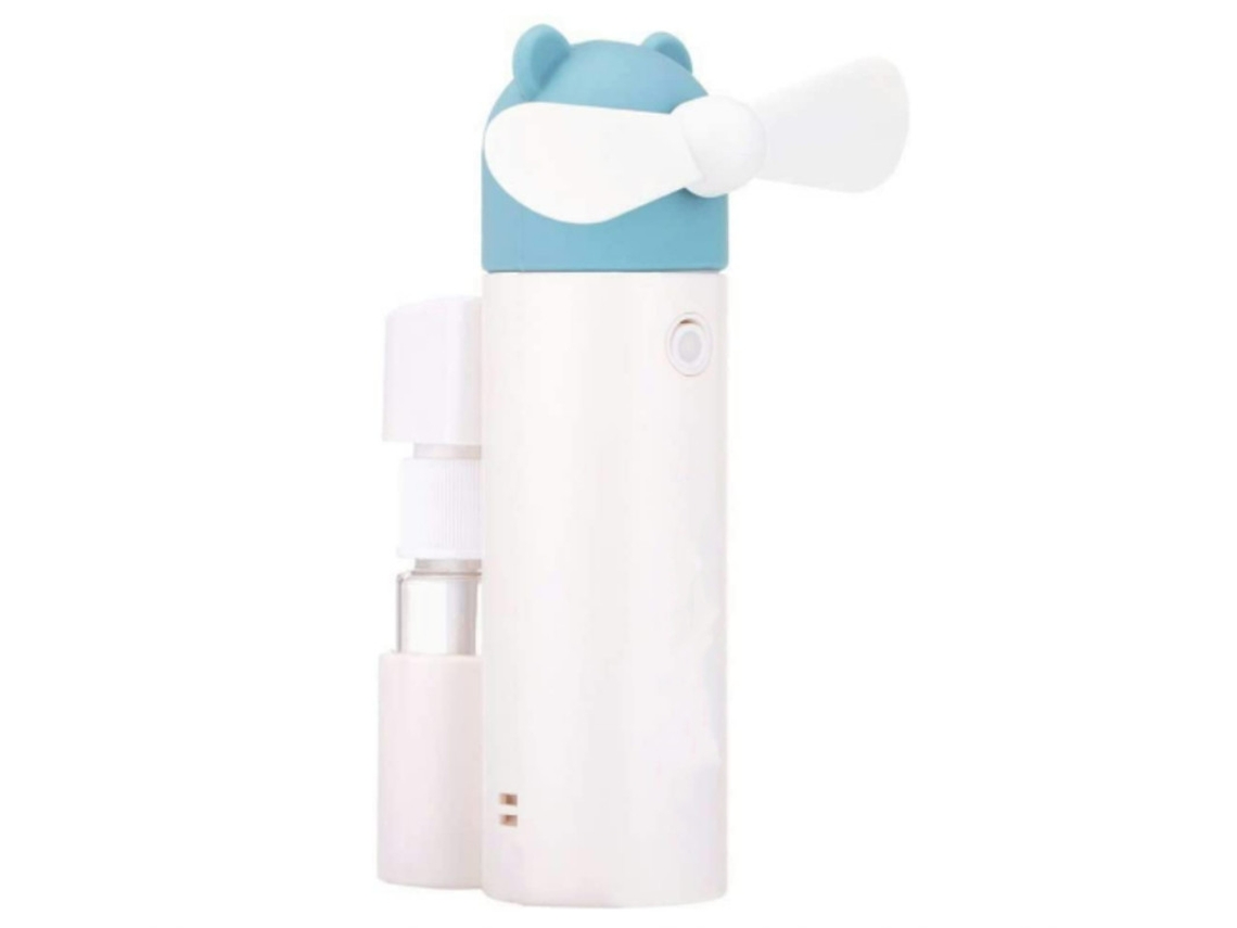 Ventilador nebulizador Mao de 1200 mAh y 6 horas, color azul Yizhood