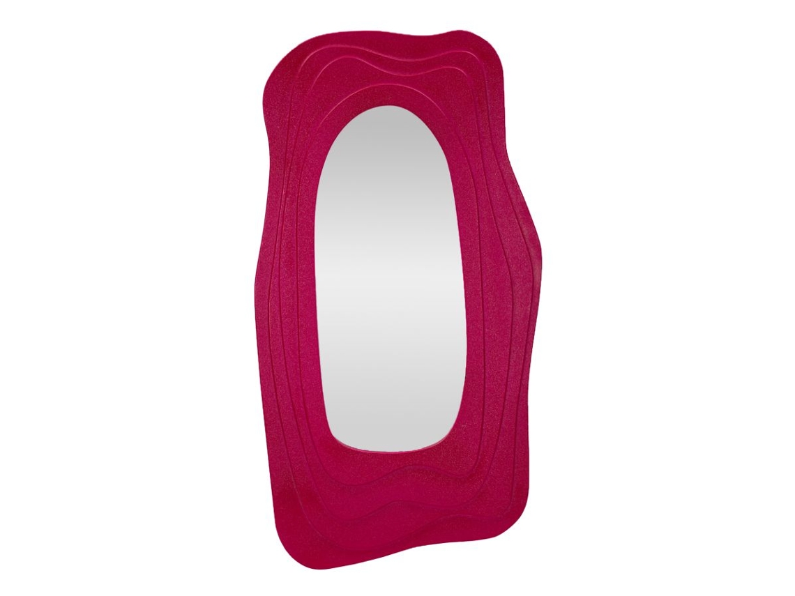 Espejo De Pared Dafne Fuxia Cm 90x4x165 Unico / Fuxia