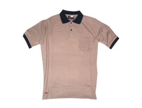 Ropa polo martinique corta beig t/ m v083