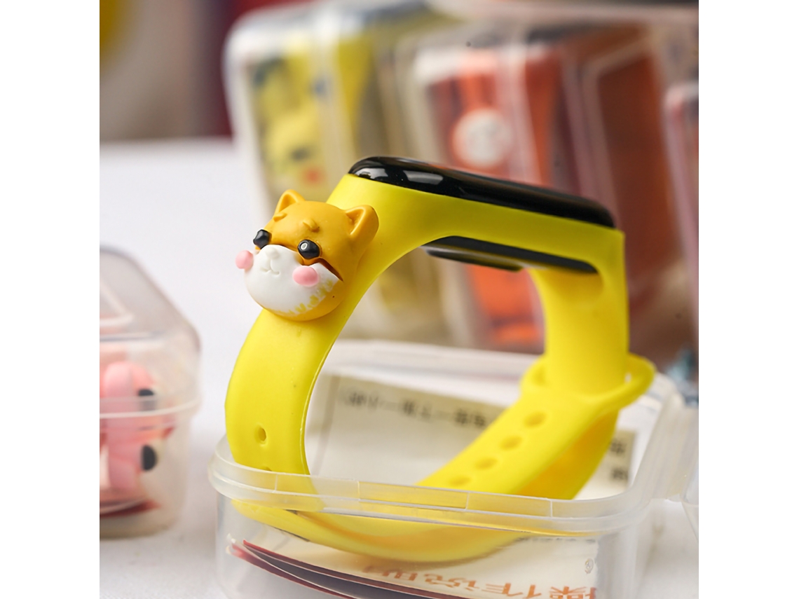 Reloj Deportivo Digital Infantil Con Pantalla Táctil Led, Resistente Al Agua Y Decoración De Perro Amarillo.
