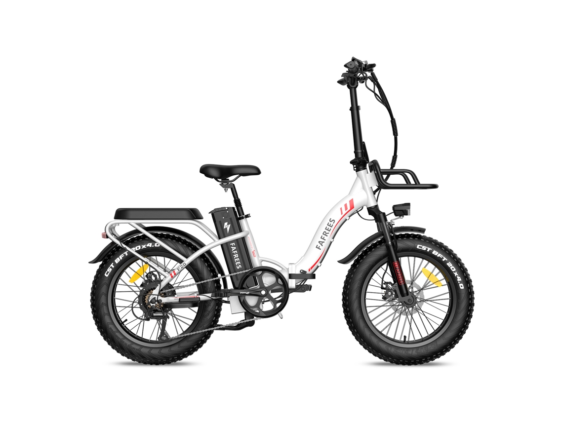 Bicicleta Elétrica Dobrável Fafrees F20 Max - Bateria 48v 22.5ah (140-160km), Pneus 20×4.0, Freio Disco, Shimano 7v