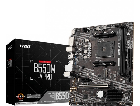 Placa Base MSI B550M-A PRO (Socket AM4 - AMD B550 - ATX)