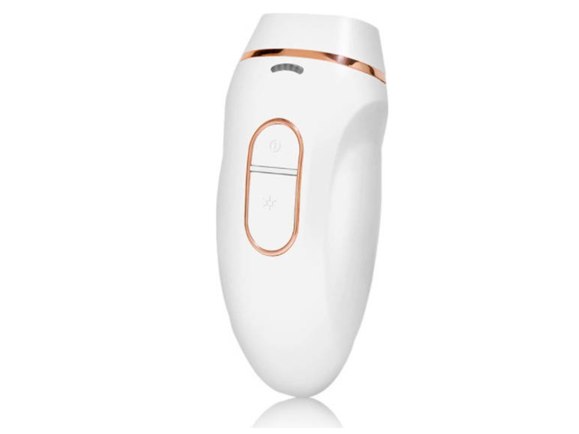 Depiladora portátil de luz pulsada con 5 niveles de intensidad de luz Yizhood (blanca)