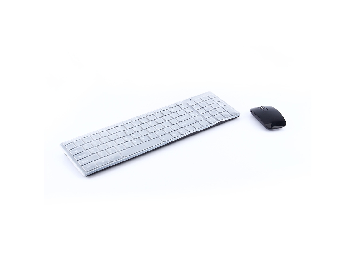 Teclado Inalámbrico Y Ratón Óptico Con Receptor Usb. Escritorio Sin Cables Para Windows