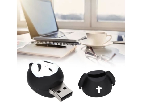 HURRISE Memorias USB de Cara de Fantasma de Dibujos Animados USB Flash Drive U Disk Dispositivo de Almacenamiento Pendrive Disco de Computadora 32G...
