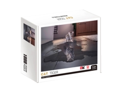 Ats-puzzle Infantil Y Adulto 1000 Piezas Hd 3 Capas Matserial Papel 1.5mm 8 Zonas Arte Q1017 Gatso Tigre