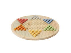 WELL HOME - Juego de CHINA SOLITARIO en madera con 6 colores diferentes