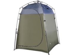 Tienda de ducha Ayas camping desplegable 150x150x200 cm - Verde/Gris PRO.TEC