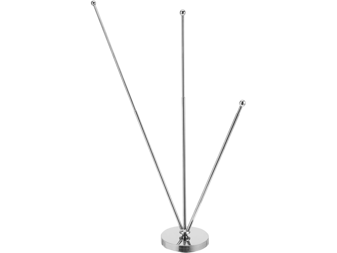 Soporte Para Banderas Pequeñas De Mesa, Fabricado En Acero Inoxidable Con Forma De W. Mástil Robusto Con Base De Metal